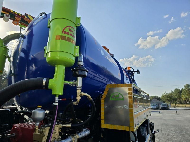 MAN 4x4 WUKO GAMON PW8 do zbierania odpadów płynnych separatorów EURO6 WUKO asenizacyjny separator beczka odpady czyszczenie kanalizacj