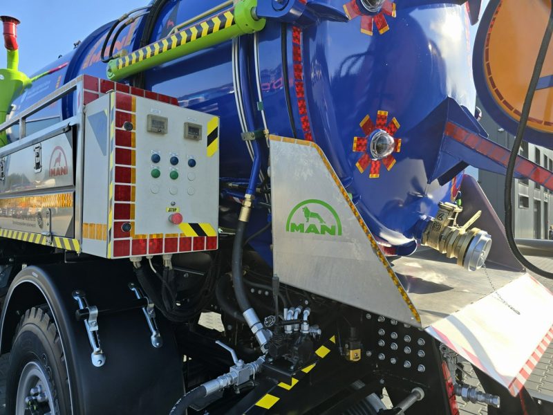 MAN 4x4 WUKO GAMON PW8 do zbierania odpadów płynnych separatorów EURO6 WUKO asenizacyjny separator beczka odpady czyszczenie kanalizacj