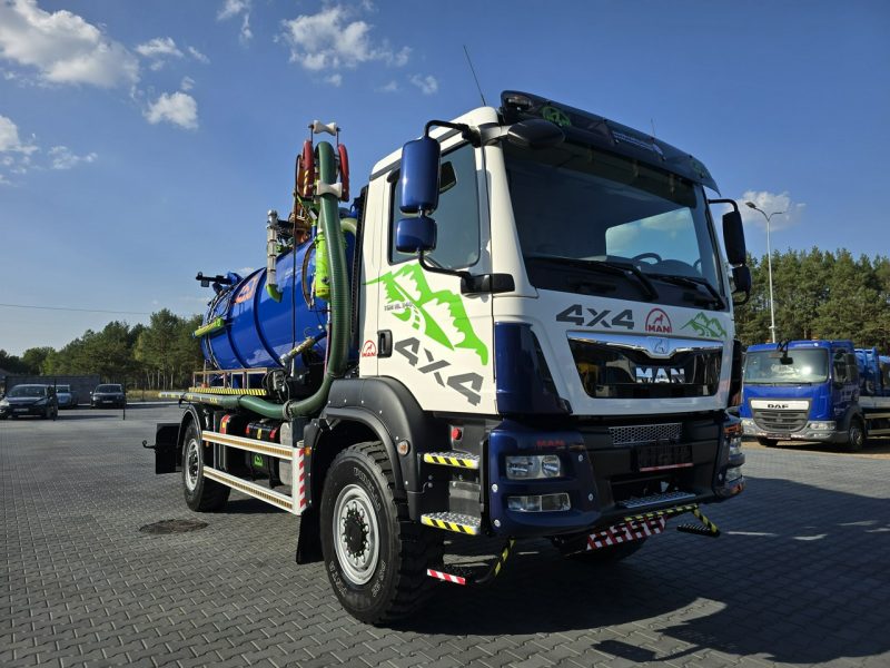 MAN 4x4 WUKO GAMON PW8 do zbierania odpadów płynnych separatorów EURO6 WUKO asenizacyjny separator beczka odpady czyszczenie kanalizacj