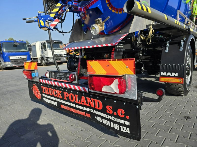 MAN 4x4 WUKO GAMON PW8 do zbierania odpadów płynnych separatorów EURO6 WUKO asenizacyjny separator beczka odpady czyszczenie kanalizacj