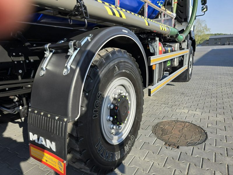 MAN 4x4 WUKO GAMON PW8 do zbierania odpadów płynnych separatorów EURO6 WUKO asenizacyjny separator beczka odpady czyszczenie kanalizacj