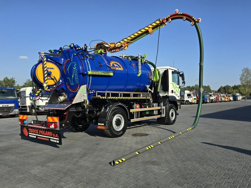 MAN 4x4 WUKO GAMON PW8 do zbierania odpadów płynnych separatorów EURO6 WUKO asenizacyjny separator beczka odpady czyszczenie kanalizacj