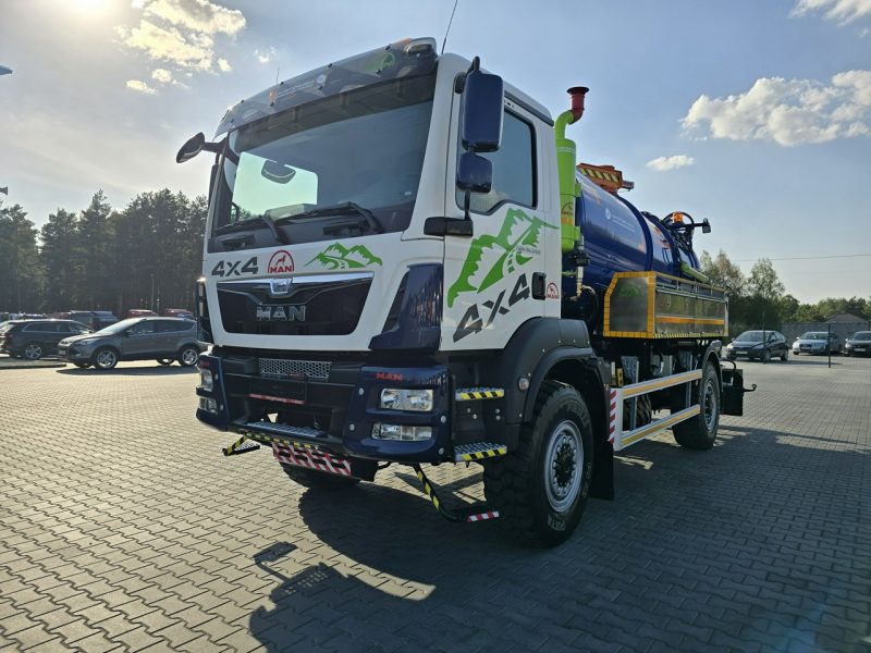 MAN 4x4 WUKO GAMON PW8 do zbierania odpadów płynnych separatorów EURO6 WUKO asenizacyjny separator beczka odpady czyszczenie kanalizacj