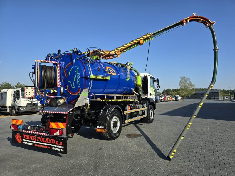 MAN 4x4 WUKO GAMON PW8 do zbierania odpadów płynnych separatorów EURO6 WUKO asenizacyjny separator beczka odpady czyszczenie kanalizacj