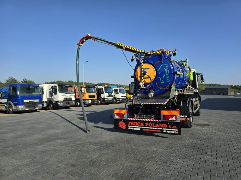 MAN 4x4 WUKO GAMON PW8 do zbierania odpadów płynnych separatorów EURO6 WUKO asenizacyjny separator beczka odpady czyszczenie kanalizacj