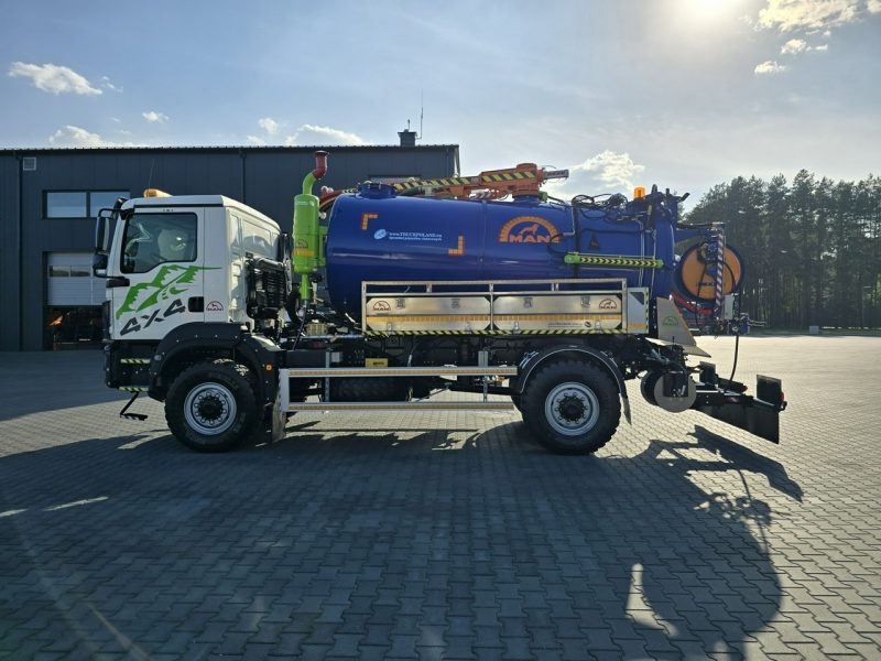 MAN 4x4 WUKO GAMON PW8 do zbierania odpadów płynnych separatorów EURO6 WUKO asenizacyjny separator beczka odpady czyszczenie kanalizacj
