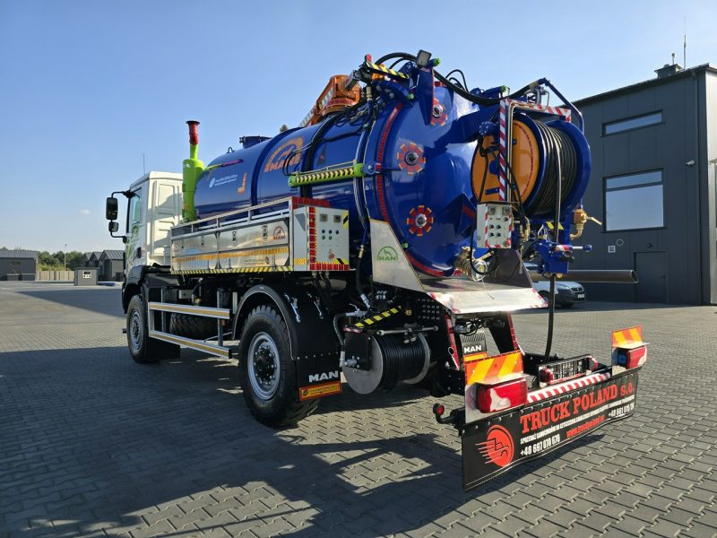 MAN 4x4 WUKO GAMON PW8 do zbierania odpadów płynnych separatorów EURO6 WUKO asenizacyjny separator beczka odpady czyszczenie kanalizacj