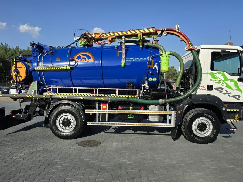 MAN 4x4 WUKO GAMON PW8 do zbierania odpadów płynnych separatorów EURO6 WUKO asenizacyjny separator beczka odpady czyszczenie kanalizacj