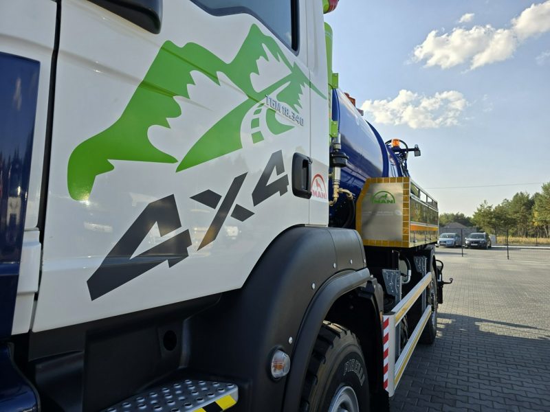 MAN 4x4 WUKO GAMON PW8 do zbierania odpadów płynnych separatorów EURO6 WUKO asenizacyjny separator beczka odpady czyszczenie kanalizacj