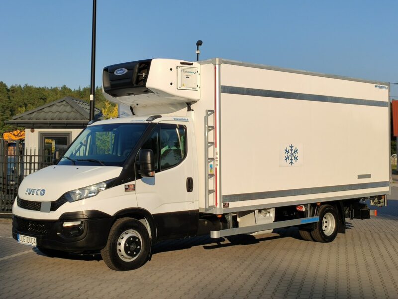 Iveco Daily 70C17 Mroźnia Ściana Grodziowa Multitemperatura Podwójny Parownik Agregat Supra 750 Boczne Drzwi+Tył Winda DHOLLANDIA
