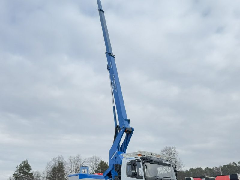 Mercedes AXOR 1829 4x4 Zwyżka RUTHMANN STEIGER T270S16 Podnośnik Koszowy Wysokość Podnoszenia 27m 100% SPRAWNY UNIKAT STAN (PALFINGER, MAN) P7