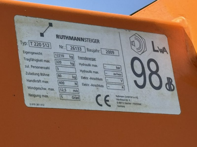 Mercedes Atego 1324 4x4 Zwyżka RUTHMANN STEIGER T220S12 Podnośnik Koszowy Wysokość Podnoszenia 22m 100% SPRAWNY UNIKAT STAN (PALFINGER, MAN) P7