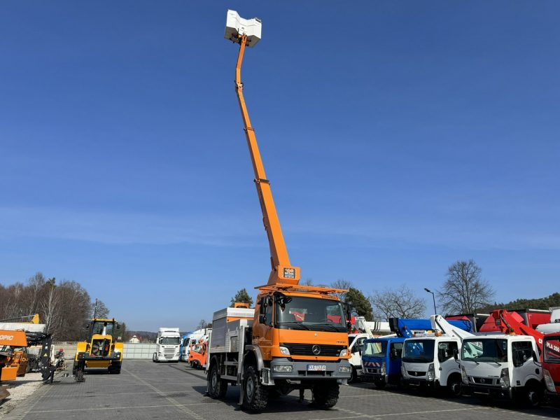 Mercedes Atego 1324 4x4 Zwyżka RUTHMANN STEIGER T220S12 Podnośnik Koszowy Wysokość Podnoszenia 22m 100% SPRAWNY UNIKAT STAN (PALFINGER, MAN) P7