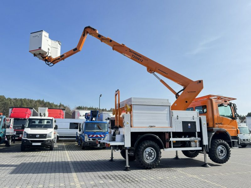 Mercedes Atego 1324 4x4 Zwyżka RUTHMANN STEIGER T220S12 Podnośnik Koszowy Wysokość Podnoszenia 22m 100% SPRAWNY UNIKAT STAN (PALFINGER, MAN) P7