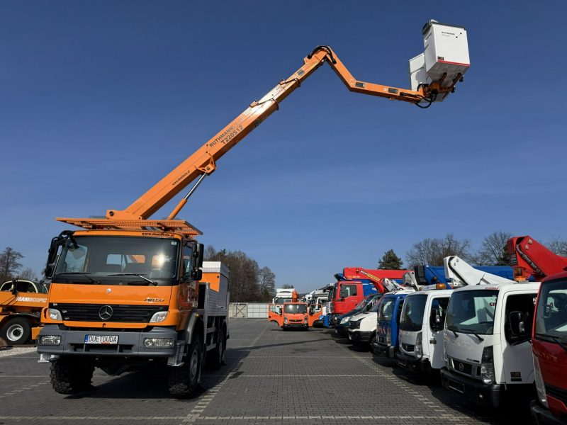 Mercedes Atego 1324 4x4 Zwyżka RUTHMANN STEIGER T220S12 Podnośnik Koszowy Wysokość Podnoszenia 22m 100% SPRAWNY UNIKAT STAN (PALFINGER, MAN) P7