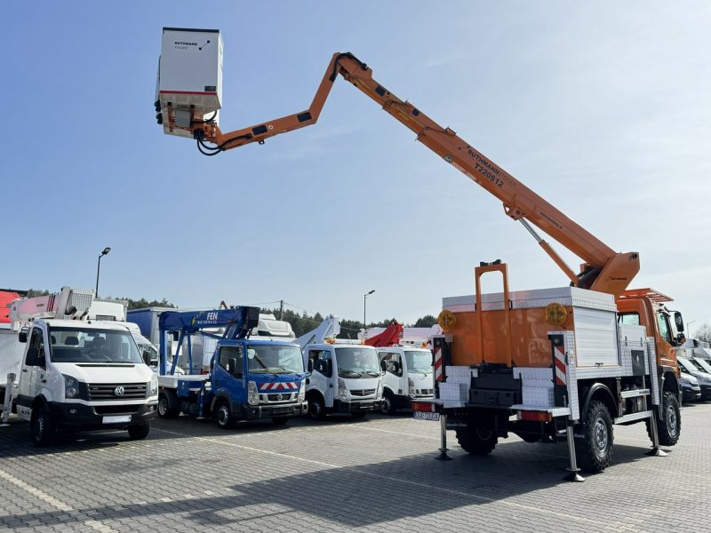 Mercedes Atego 1324 4x4 Zwyżka RUTHMANN STEIGER T220S12 Podnośnik Koszowy Wysokość Podnoszenia 22m 100% SPRAWNY UNIKAT STAN (PALFINGER, MAN) P7