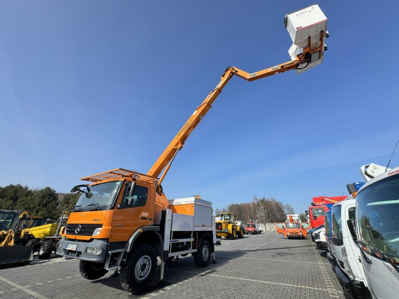 Mercedes Atego 1324 4x4 Zwyżka RUTHMANN STEIGER T220S12 Podnośnik Koszowy Wysokość Podnoszenia 22m 100% SPRAWNY UNIKAT STAN (PALFINGER, MAN) P7