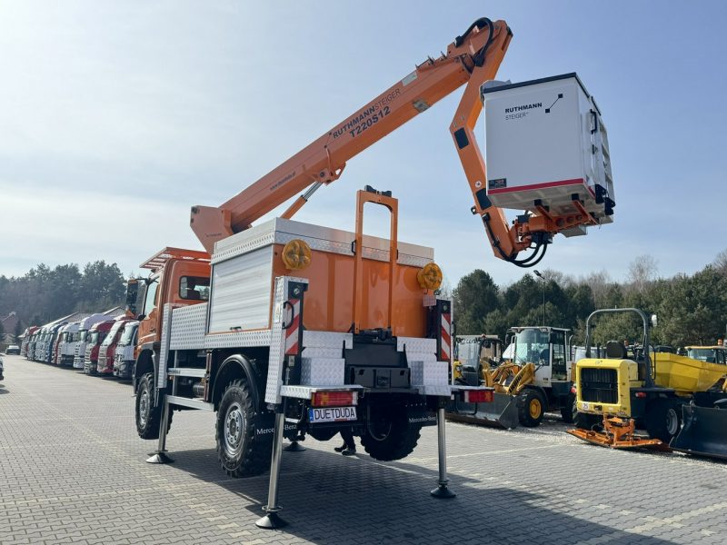 Mercedes Atego 1324 4x4 Zwyżka RUTHMANN STEIGER T220S12 Podnośnik Koszowy Wysokość Podnoszenia 22m 100% SPRAWNY UNIKAT STAN (PALFINGER, MAN) P7
