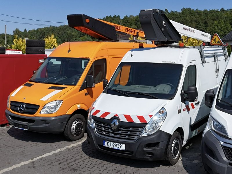 Nissan Zwyżka Podnośnik Koszowy 4X4 CABSTAR MAXITY SPRINTER IVECO MAN Wysokość Podnoszenia 18m 20m 21m 22m 25m 26m 27m 28m 30m 33m