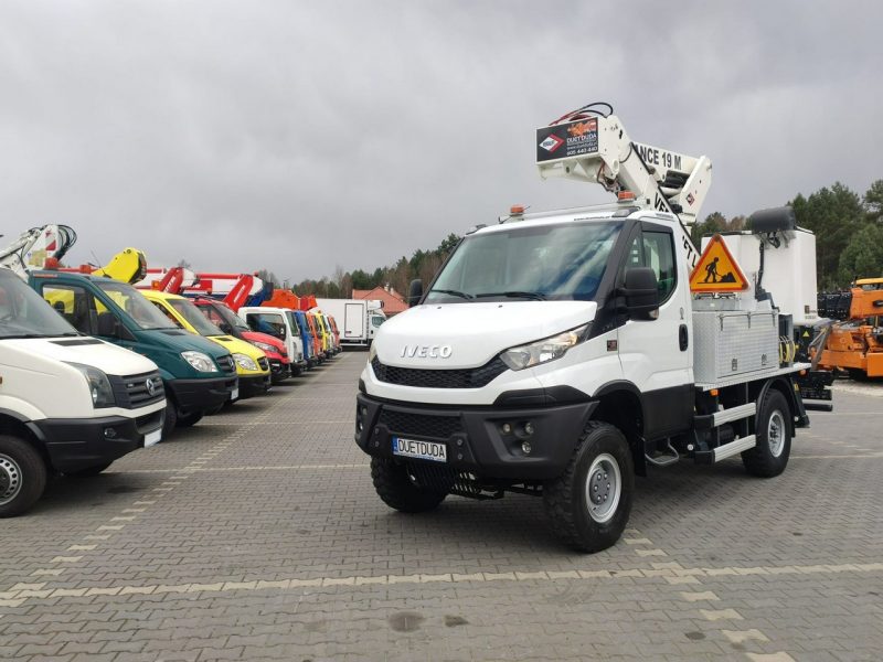 Iveco Daily 55S17W 4x4 Zwyżka 19m Versalift Lat 55 TB Time France 100% Sprawny Montażowy nie Ruthmann GSR Multitel Wumag SUPER STAN P7