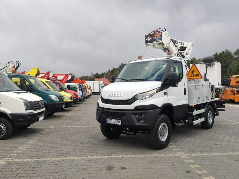 Iveco Daily 55S17W 4x4 Zwyżka 19m Versalift Lat 55 TB Time France 100% Sprawny Montażowy nie Ruthmann GSR Multitel Wumag SUPER STAN P7