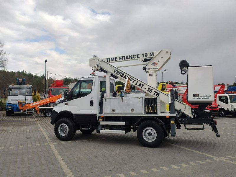 Iveco Daily 55S17W 4x4 Zwyżka 19m Versalift Lat 55 TB Time France 100% Sprawny Montażowy nie Ruthmann GSR Multitel Wumag SUPER STAN P7