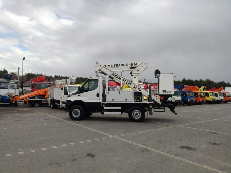 Iveco Daily 55S17W 4x4 Zwyżka 19m Versalift Lat 55 TB Time France 100% Sprawny Montażowy nie Ruthmann GSR Multitel Wumag SUPER STAN P7