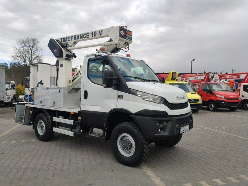 Iveco Daily 55S17W 4x4 Zwyżka 19m Versalift Lat 55 TB Time France 100% Sprawny Montażowy nie Ruthmann GSR Multitel Wumag SUPER STAN P7