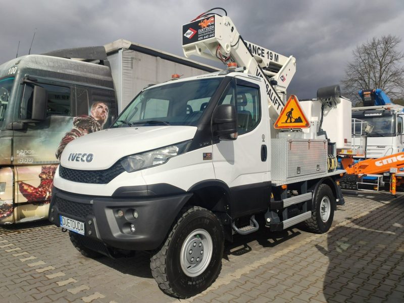 Iveco Daily 55S17W 4x4 Zwyżka 19m Versalift Lat 55 TB Time France 100% Sprawny Montażowy nie Ruthmann GSR Multitel Wumag SUPER STAN P7