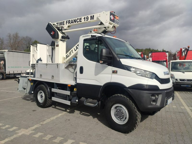 Iveco Daily 55S17W 4x4 Zwyżka 19m Versalift Lat 55 TB Time France 100% Sprawny Montażowy nie Ruthmann GSR Multitel Wumag SUPER STAN P7