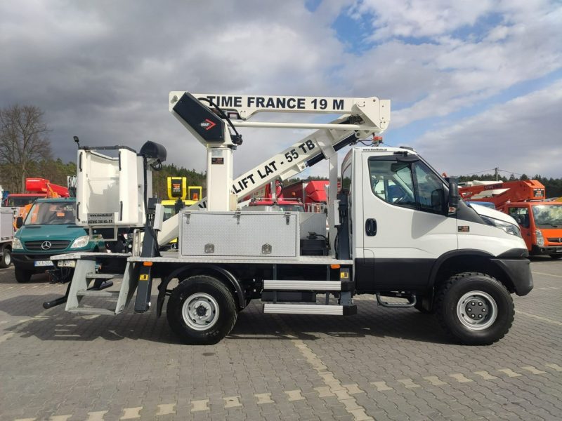 Iveco Daily 55S17W 4x4 Zwyżka 19m Versalift Lat 55 TB Time France 100% Sprawny Montażowy nie Ruthmann GSR Multitel Wumag SUPER STAN P7