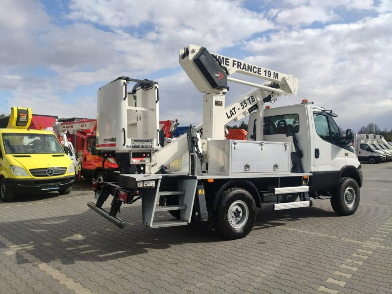 Iveco Daily 55S17W 4x4 Zwyżka 19m Versalift Lat 55 TB Time France 100% Sprawny Montażowy nie Ruthmann GSR Multitel Wumag SUPER STAN P7