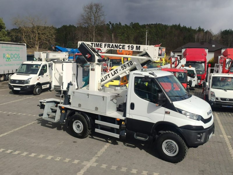 Iveco Daily 55S17W 4x4 Zwyżka 19m Versalift Lat 55 TB Time France 100% Sprawny Montażowy nie Ruthmann GSR Multitel Wumag SUPER STAN P7