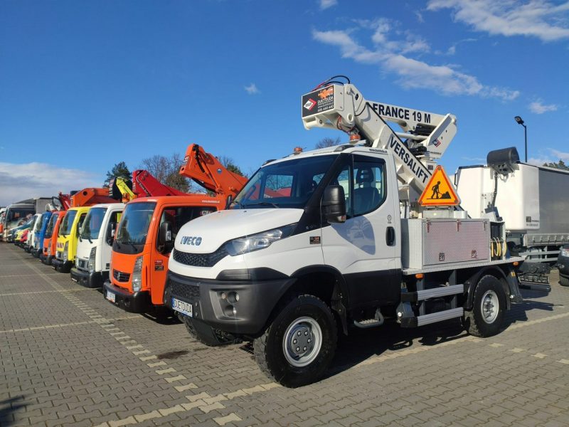Iveco Daily 55S17W 4x4 Zwyżka 19m Versalift Lat 55 TB Time France 100% Sprawny Montażowy nie Ruthmann GSR Multitel Wumag SUPER STAN P7
