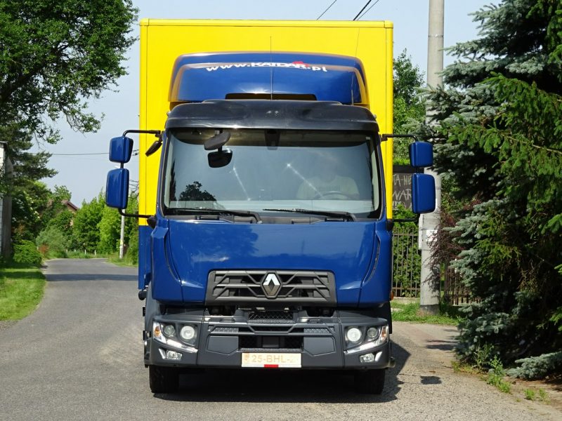 Renault Midlum D12 Euro 6 kontener 18p z windą klapa sypial sprowadzony! renault Midlum D12 Euro6 sypialna kontener winda 18 palet