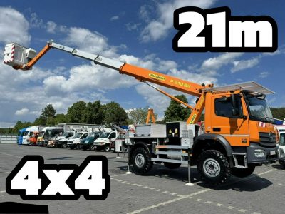 Mercedes Atego 718 E6 4x4 Zwyżka PALFINGER P210 BK Podnośnik Koszowy Wysokość Podnoszenia 21m 100% SPRAWNY UNIKAT STAN (RUTHMANN, MAN) P7