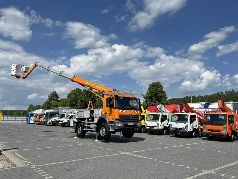 Mercedes Atego 718 E6 4x4 Zwyżka PALFINGER P210 BK Podnośnik Koszowy Wysokość Podnoszenia 21m 100% SPRAWNY UNIKAT STAN (RUTHMANN, MAN) P7
