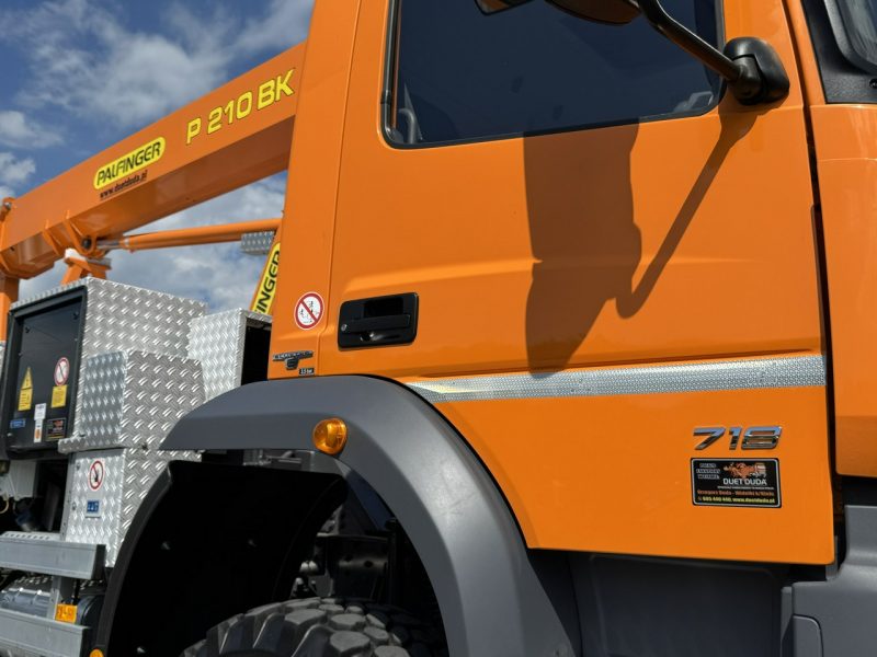 Mercedes Atego 718 E6 4x4 Zwyżka PALFINGER P210 BK Podnośnik Koszowy Wysokość Podnoszenia 21m 100% SPRAWNY UNIKAT STAN (RUTHMANN, MAN) P7