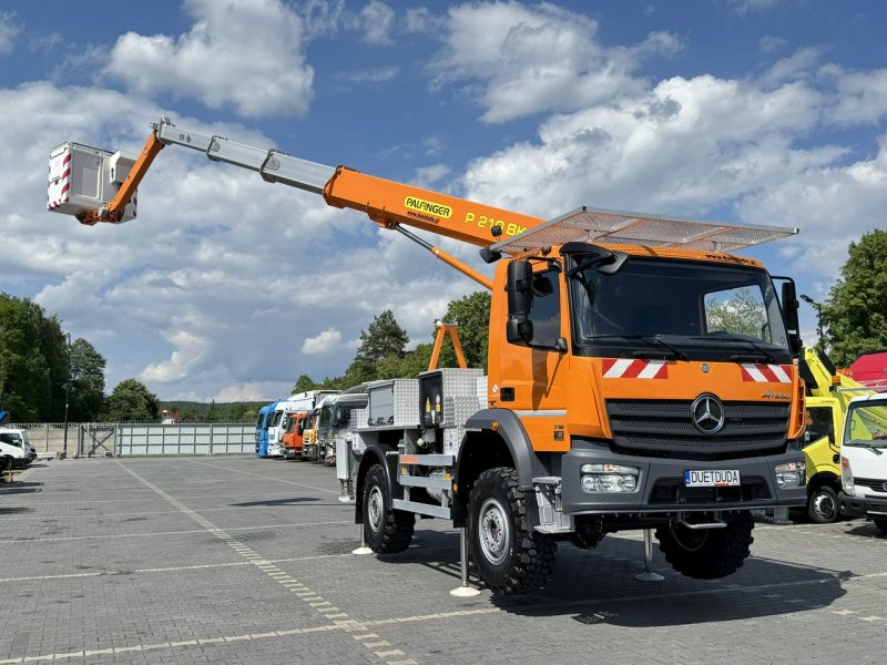 Mercedes Atego 718 E6 4x4 Zwyżka PALFINGER P210 BK Podnośnik Koszowy Wysokość Podnoszenia 21m 100% SPRAWNY UNIKAT STAN (RUTHMANN, MAN) P7