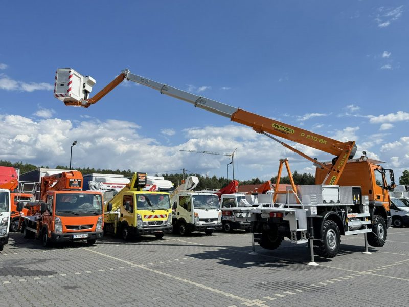 Mercedes Atego 718 E6 4x4 Zwyżka PALFINGER P210 BK Podnośnik Koszowy Wysokość Podnoszenia 21m 100% SPRAWNY UNIKAT STAN (RUTHMANN, MAN) P7