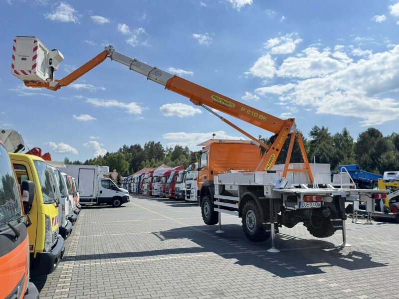 Mercedes Atego 718 E6 4x4 Zwyżka PALFINGER P210 BK Podnośnik Koszowy Wysokość Podnoszenia 21m 100% SPRAWNY UNIKAT STAN (RUTHMANN, MAN) P7