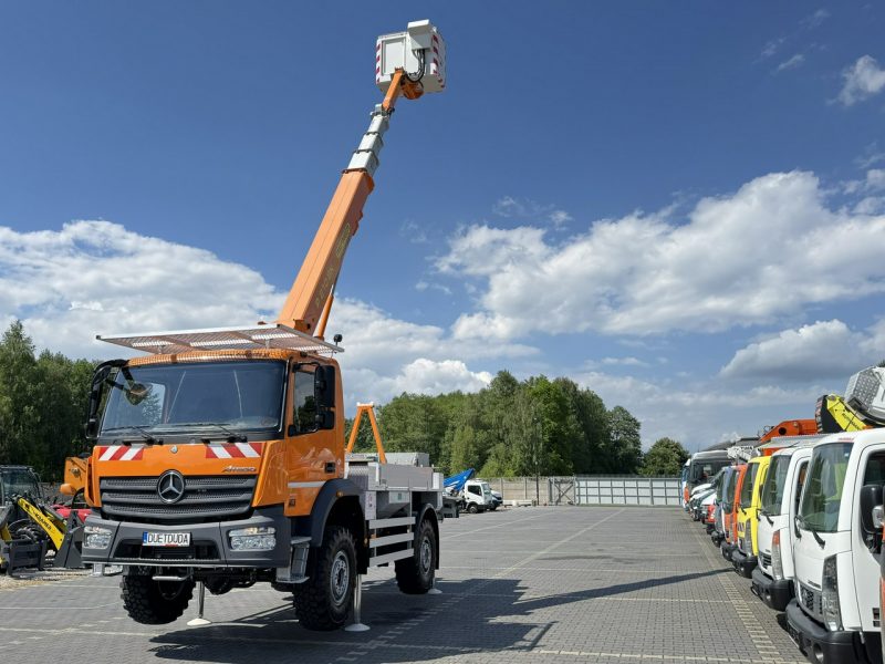 Mercedes Atego 718 E6 4x4 Zwyżka PALFINGER P210 BK Podnośnik Koszowy Wysokość Podnoszenia 21m 100% SPRAWNY UNIKAT STAN (RUTHMANN, MAN) P7