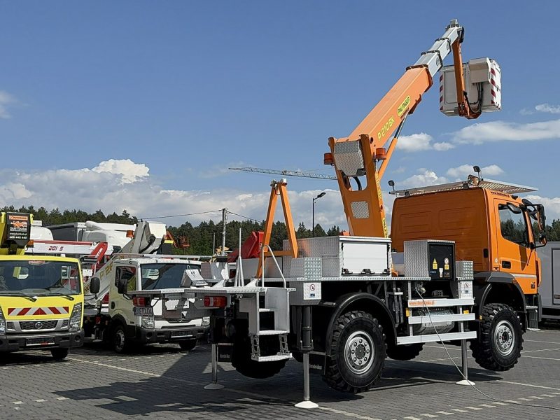 Mercedes Atego 718 E6 4x4 Zwyżka PALFINGER P210 BK Podnośnik Koszowy Wysokość Podnoszenia 21m 100% SPRAWNY UNIKAT STAN (RUTHMANN, MAN) P7