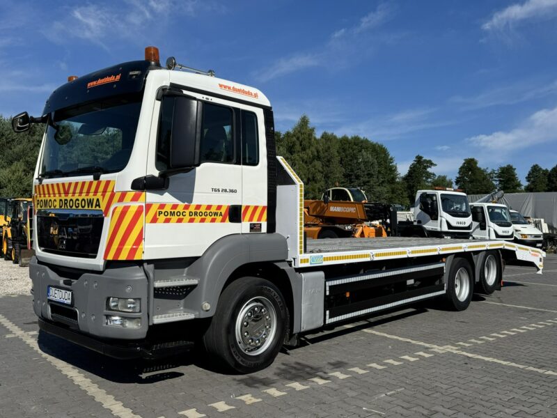 MAN TGS 28.360 6x2 Najazd Hydrauliczny Laweta Ciężarowa Autolaweta Wyciągarka Dł: 910cm Możliwość Wydłużenia Winda Wysuwana