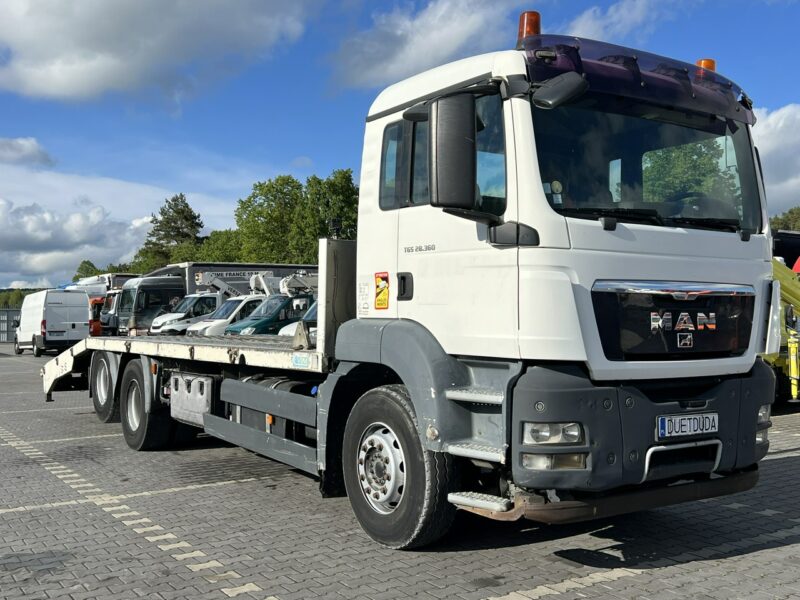 MAN TGS 28.360 6x2 Najazd Hydrauliczny Laweta Ciężarowa Autolaweta Wyciągarka Dł: 910cm Możliwość Wydłużenia Winda Wysuwana