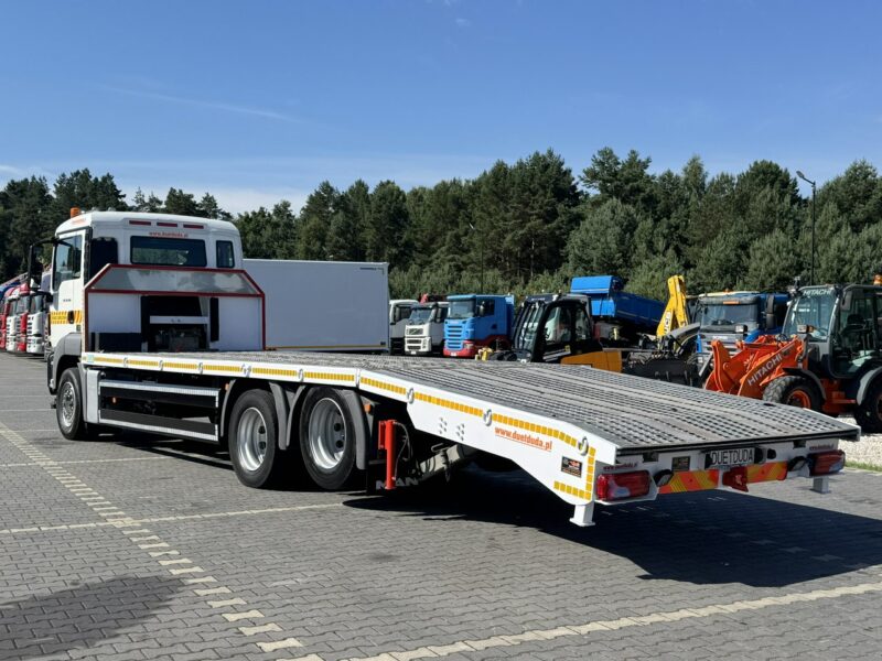 MAN TGS 28.360 6x2 Najazd Hydrauliczny Laweta Ciężarowa Autolaweta Wyciągarka Dł: 910cm Możliwość Wydłużenia Winda Wysuwana