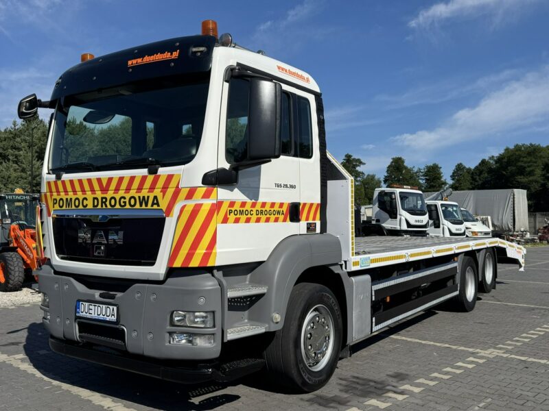 MAN TGS 28.360 6x2 Najazd Hydrauliczny Laweta Ciężarowa Autolaweta Wyciągarka Dł: 910cm Możliwość Wydłużenia Winda Wysuwana