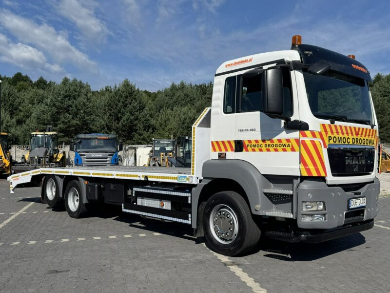 MAN TGS 28.360 6x2 Najazd Hydrauliczny Laweta Ciężarowa Autolaweta Wyciągarka Dł: 910cm Możliwość Wydłużenia Winda Wysuwana