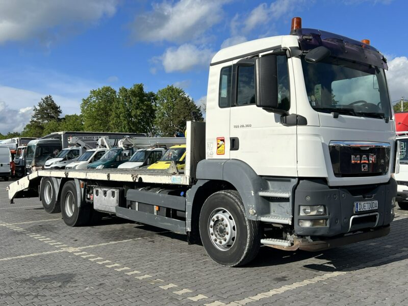 MAN TGS 28.360 6x2 Najazd Hydrauliczny Laweta Ciężarowa Autolaweta Wyciągarka Dł: 910cm Możliwość Wydłużenia Winda Wysuwana