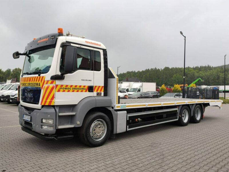 MAN TGS 28.360 6x2 Najazd Hydrauliczny Laweta Ciężarowa Autolaweta Wyciągarka Dł: 910cm Możliwość Wydłużenia Winda Wysuwana